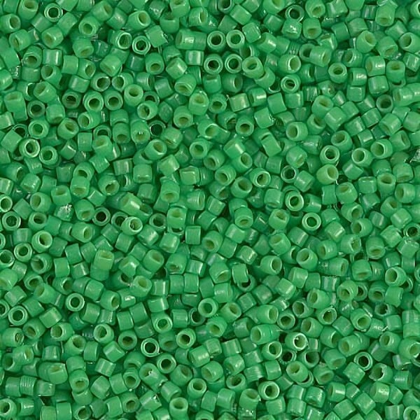 DB2126 Delica 11/0 Duracoat Opaque Fiji Green - Miyuki Seed Beads