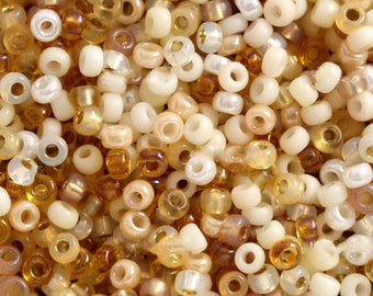 11-MIX-09 Au Natural - 11/0 Miyuki Round Seed Beads Mix