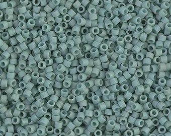 DB0374 Delica 11/0 Matte Opaque Sea Foam Luster - Miyuki Seed Beads (DB-374)