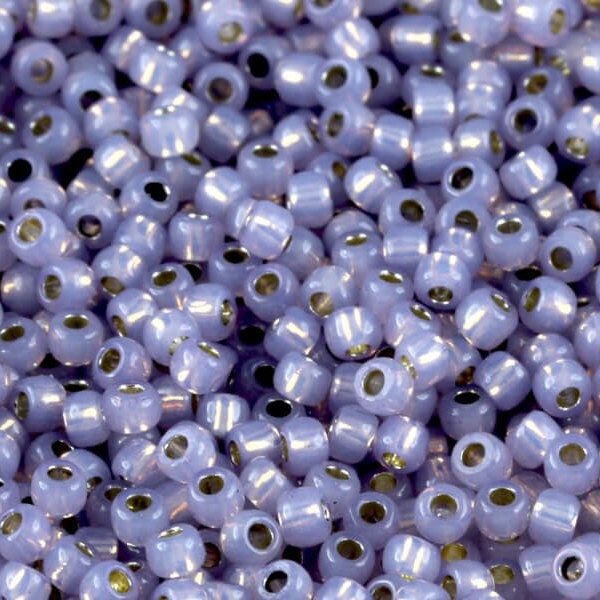 11-PF2122 TOHO 11/0 Round - Permanent Finish - Silver-Lined Milky Alexandrite - TOHO Seed Beads