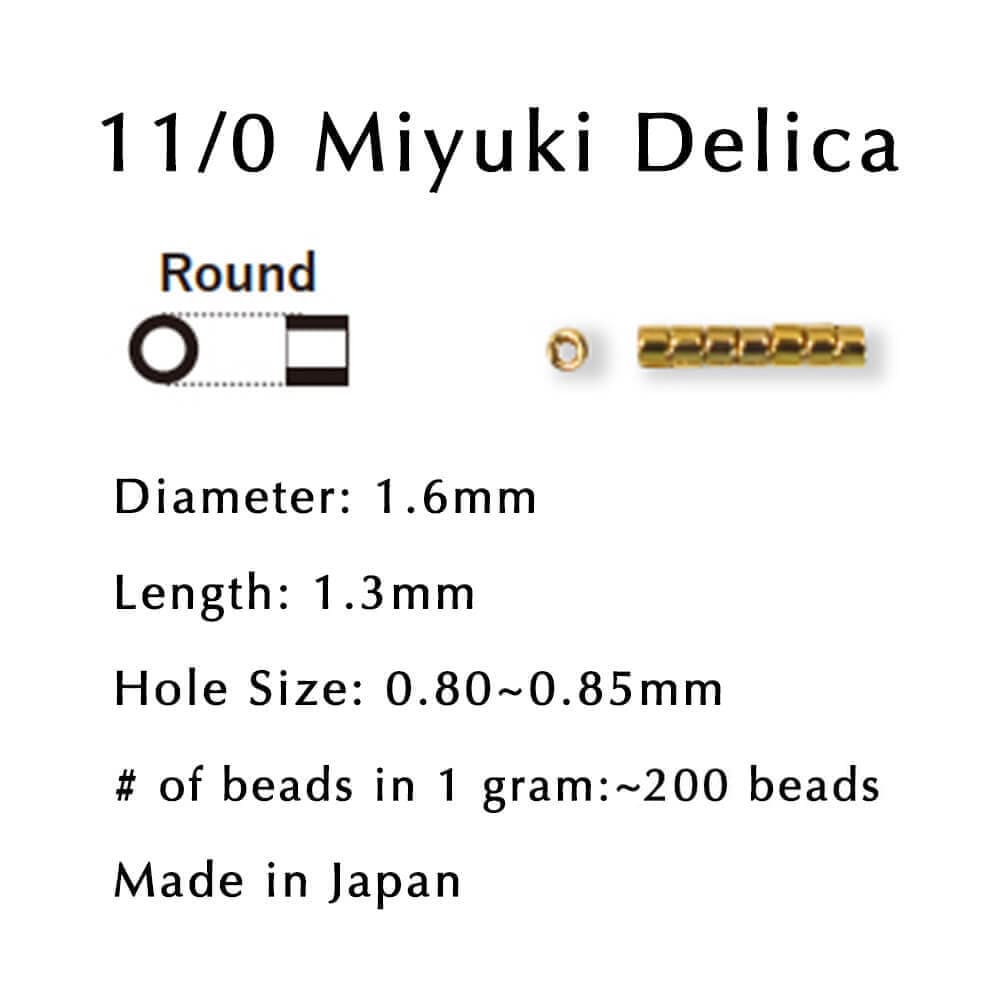 11-342, Miyuki 22g Berry Lined Light Topaz AB 11-342, Miyuki 22g Berry Lined Light Topaz AB