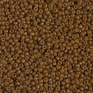 11-4492 Duracoat Opaque Cognac - 11/0 Miyuki Round Seed Beads