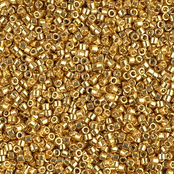 DB1832 Delica 11/0 Duracoat Galvanized Gold - Miyuki Seed Beads