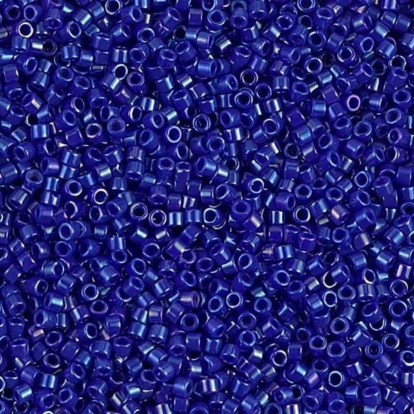 DB0216 Delica 11/0 Opaque Royal Blue Luster - Miyuki Seed Beads (DB-216)