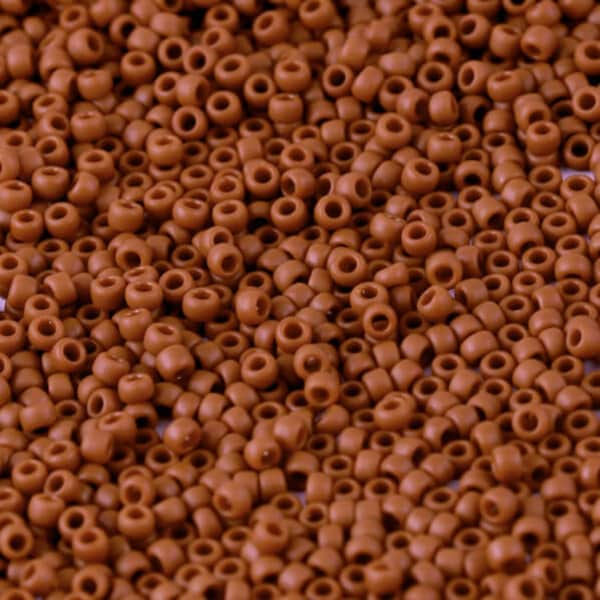 15-46LF TOHO 15/0 Round - Opaque-Frosted Terra Cotta - TOHO Seed Beads