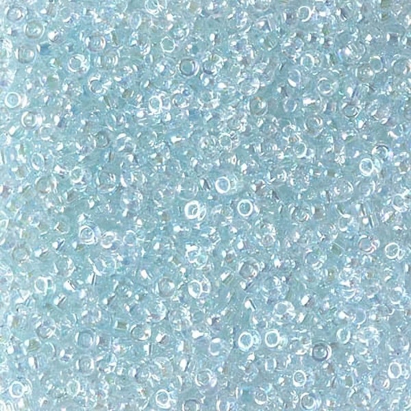 11-269L Ice Blue Lined Crystal AB - 11/0 Miyuki Round Seed Beads