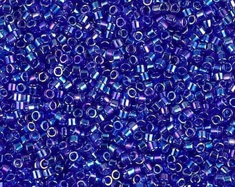 DB0178 Delica 11/0 Transparent Cobalt AB - Miyuki Seed Beads (DB-178)