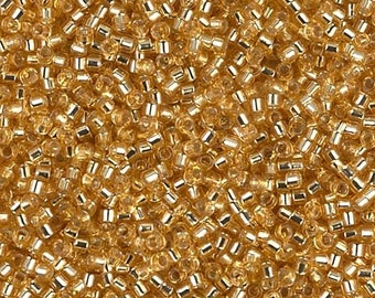 DB0042 Delica 11/0 Silver-Lined Gold - Miyuki Seed Beads (DB-42)