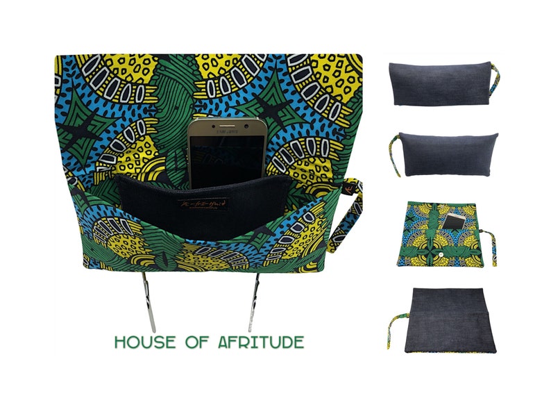 Ankara Clutch Bag African Print Pocketbook Wax Print Wallet Etsy