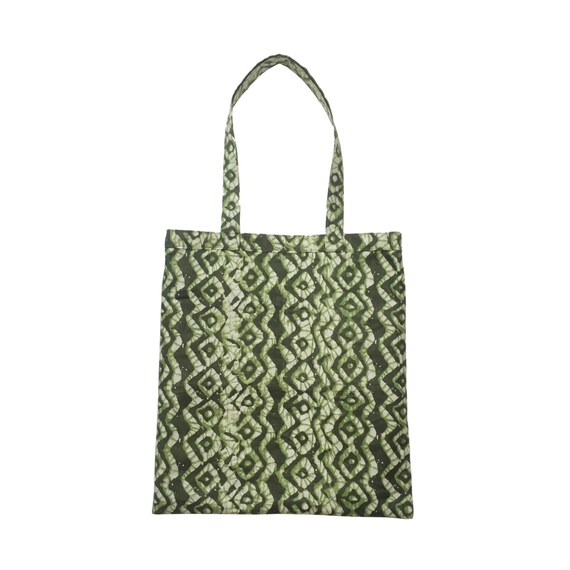 Printed Pu Leather Premium Quality Reversible Tote Bag