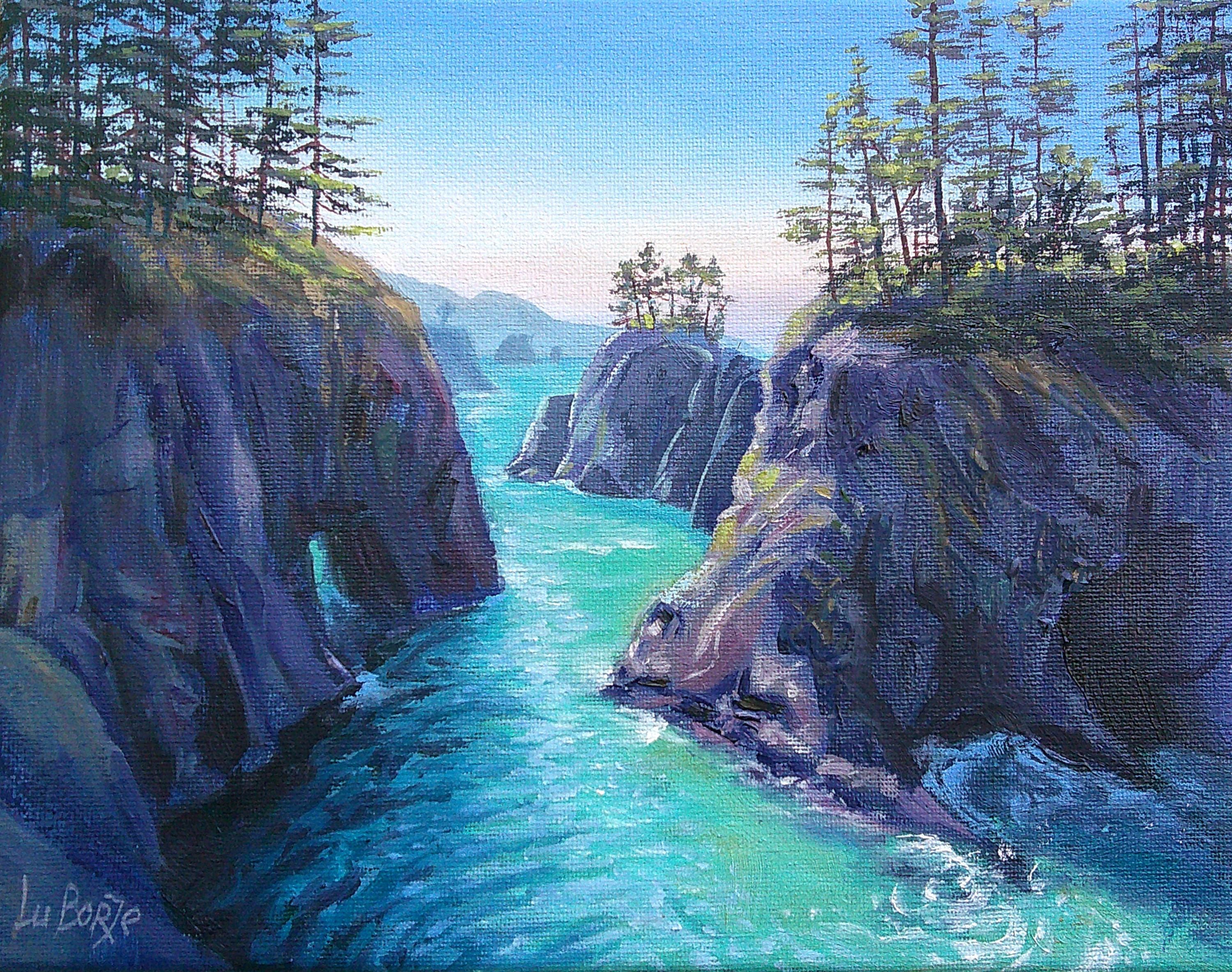 Brook Oil Painting - Etsy