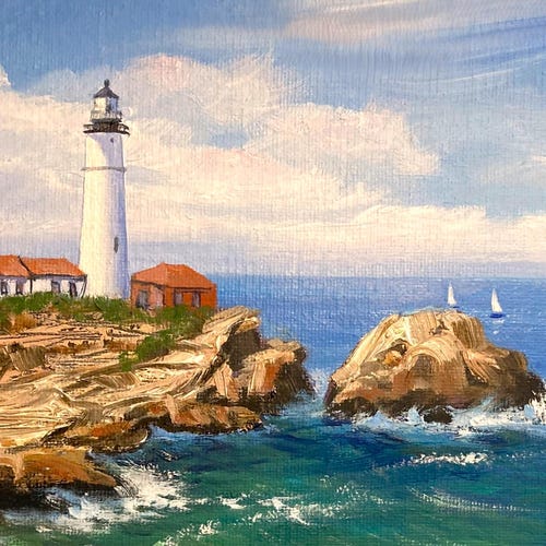【F50号】sunday park サンデーパーク原画 oil painting SANTA MONICA Pier & Beach, California-koking Fort-d229-home