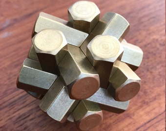 Joy of Hex : Interlocking Brass Puzzles