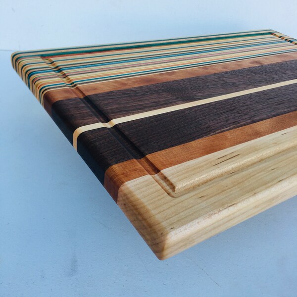 Recycled Skateboard Cutting Board