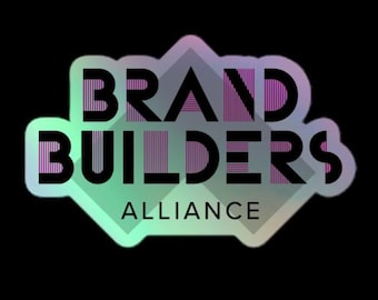 Holographic BBA Logo Sticker