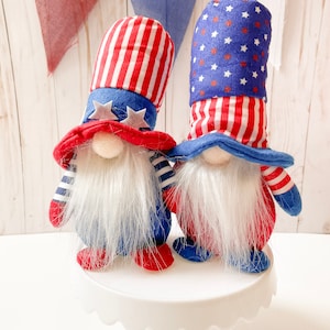 Patriotic 4th of July Gnomes - Set of 2