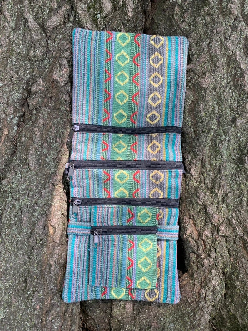 Himalayan woven cotton messenger bag