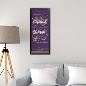 Vintage Stardust Vegas Matchbook Poster (12 x 30in.)
