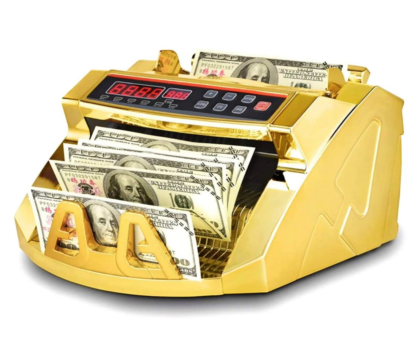 Custom Made 24k Gold Money Bill Counter Gold Plated Etsy