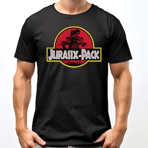 Funny Dinosaur T-Rex Jumping Rope Gym Workout' Men's T-Shirt
