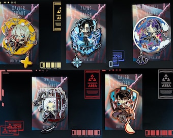 Love and Deepspace LADs Enamel Pins