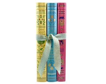 Children's Classics Gift Set, Anne of Green Gables, The Secret Garden, A Little Princess, Illustrated, Bonded Leather, 3 Volumes