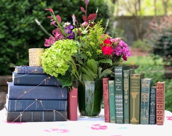 Bookish Wedding Theme Consultation, Books for Wedding or Special Event, Curated Book Decor