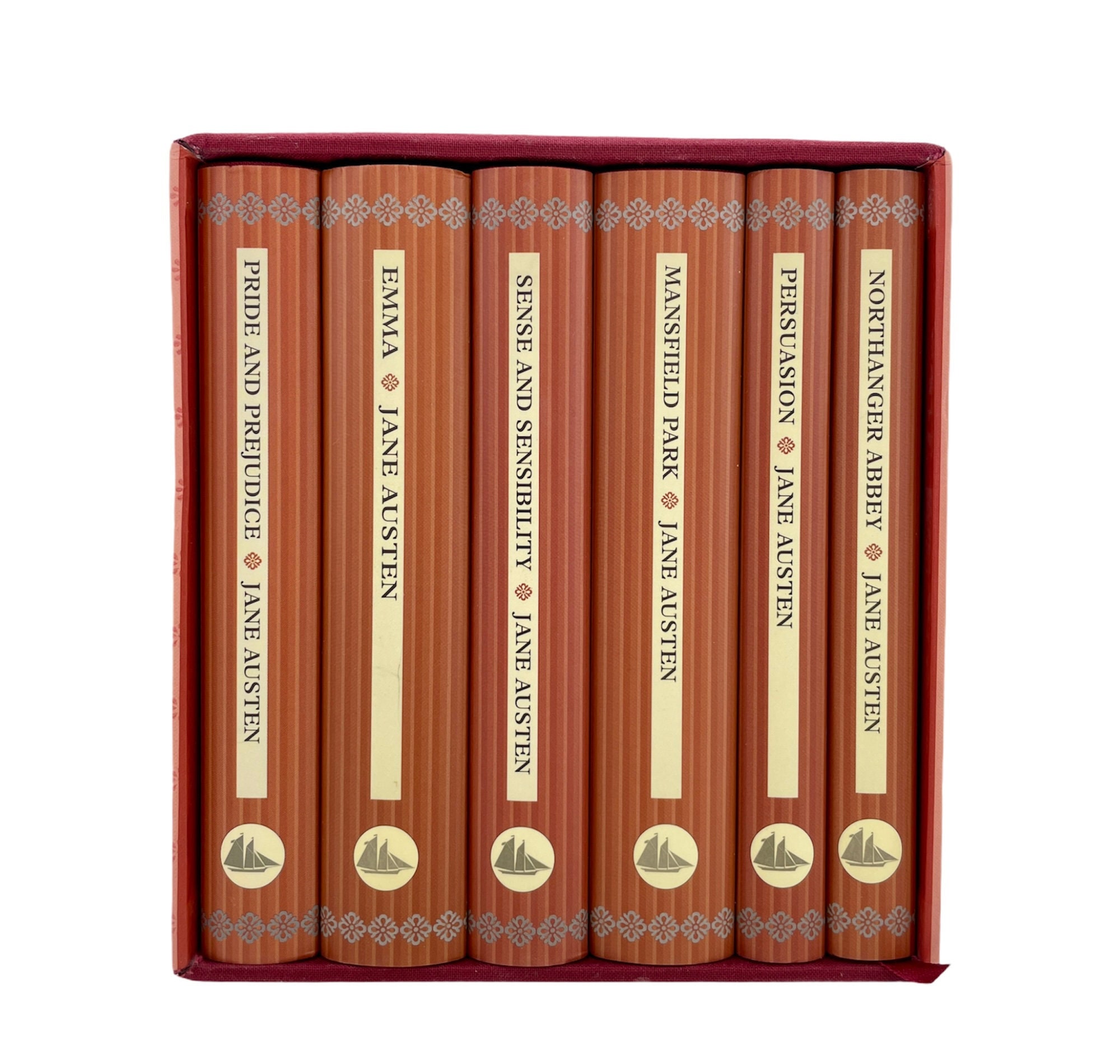 Jane　Set　Library　Collector's　Austen　Etsy　Volume　Boxed