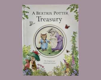 A Beatrix Potter Treasury, Includes the Story of Beatrix Potter and 10 Beloved Tales, Peter Rabbit, Benjamin Bunny, Free Shipping