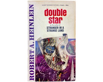 Double Star, Robert A. Heinlein, Signet Science Fiction, 1957, Eighth Printing, P3669, Good Condition, Free Shipping