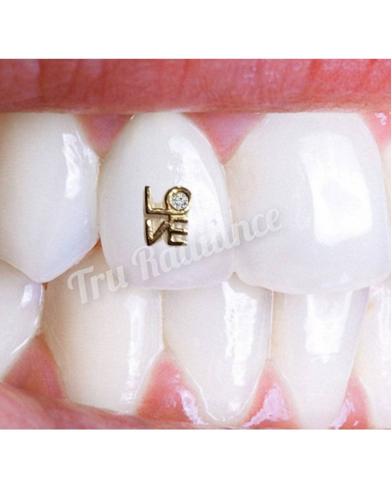 18k Gold Tooth Gems Fine Jewelry Clover Tooth Gems - Gold Bar - AliExpress