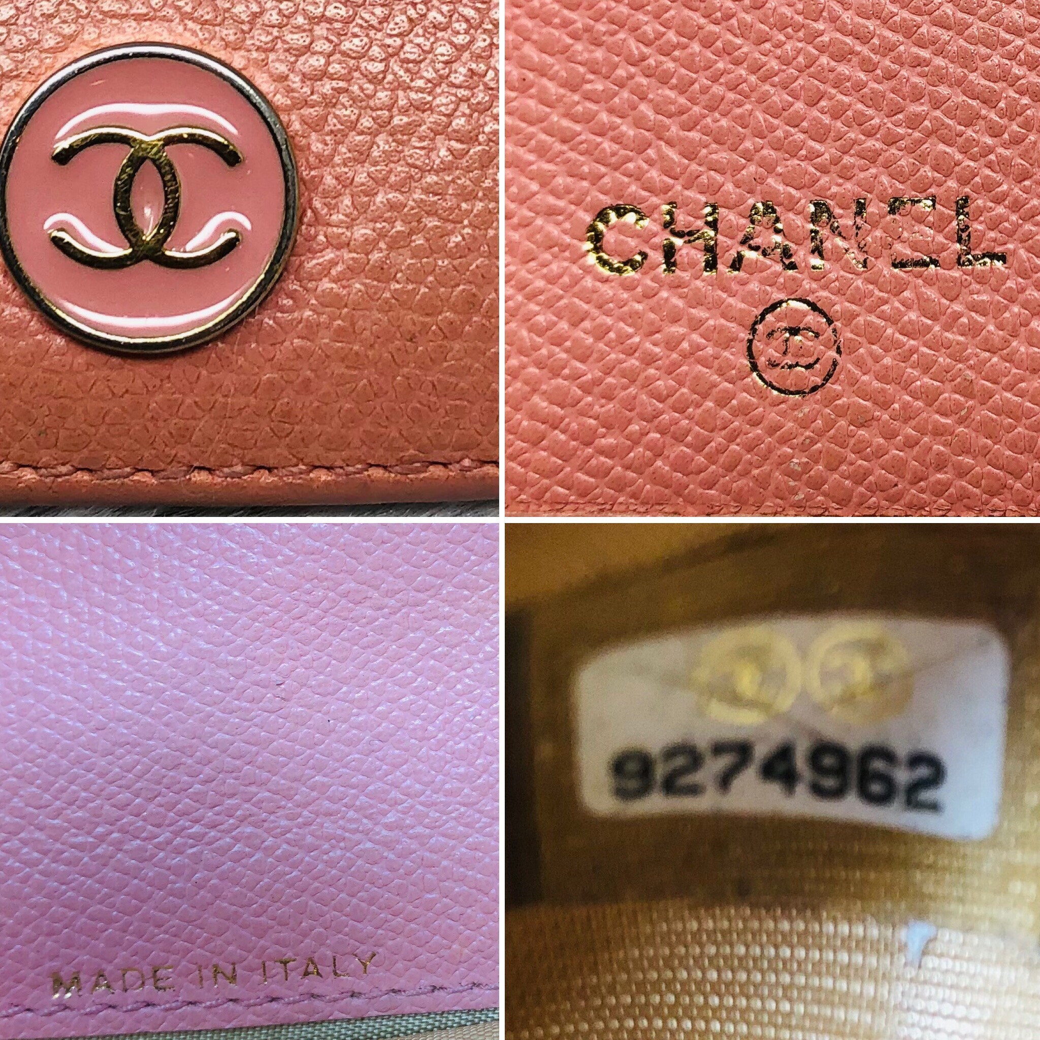 Authentic Chanel wallet on chain Etsy