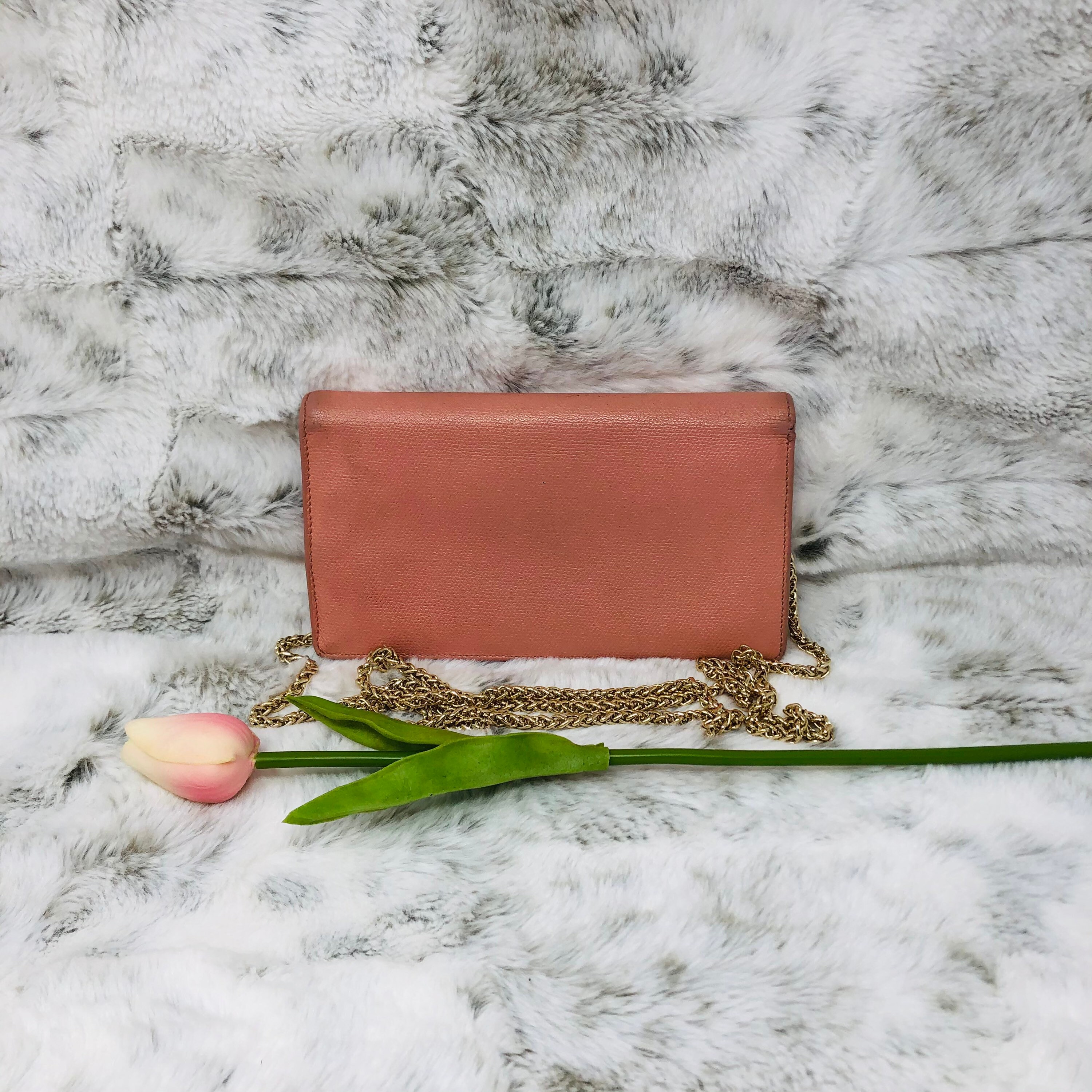 Authentic Chanel wallet on chain Etsy