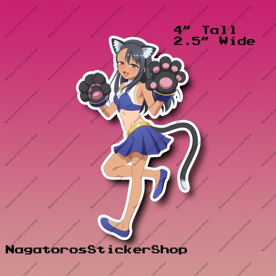 Don't Toy With Me Miss Nagatoro Anime Sticker Waifu Neko 