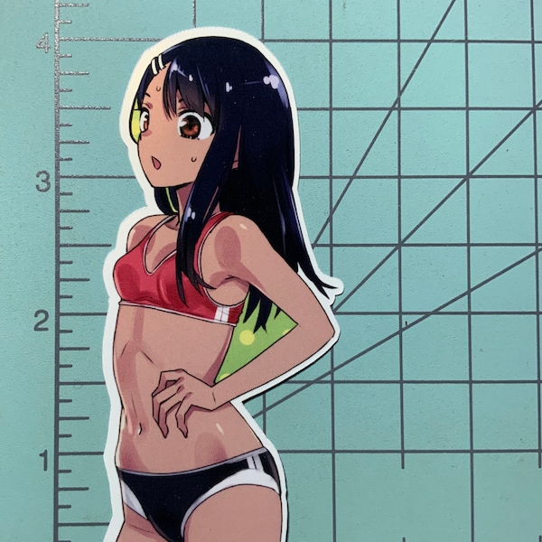 Don't Toy With Me, Miss Nagatoro Anime Sticker Waifu Sports