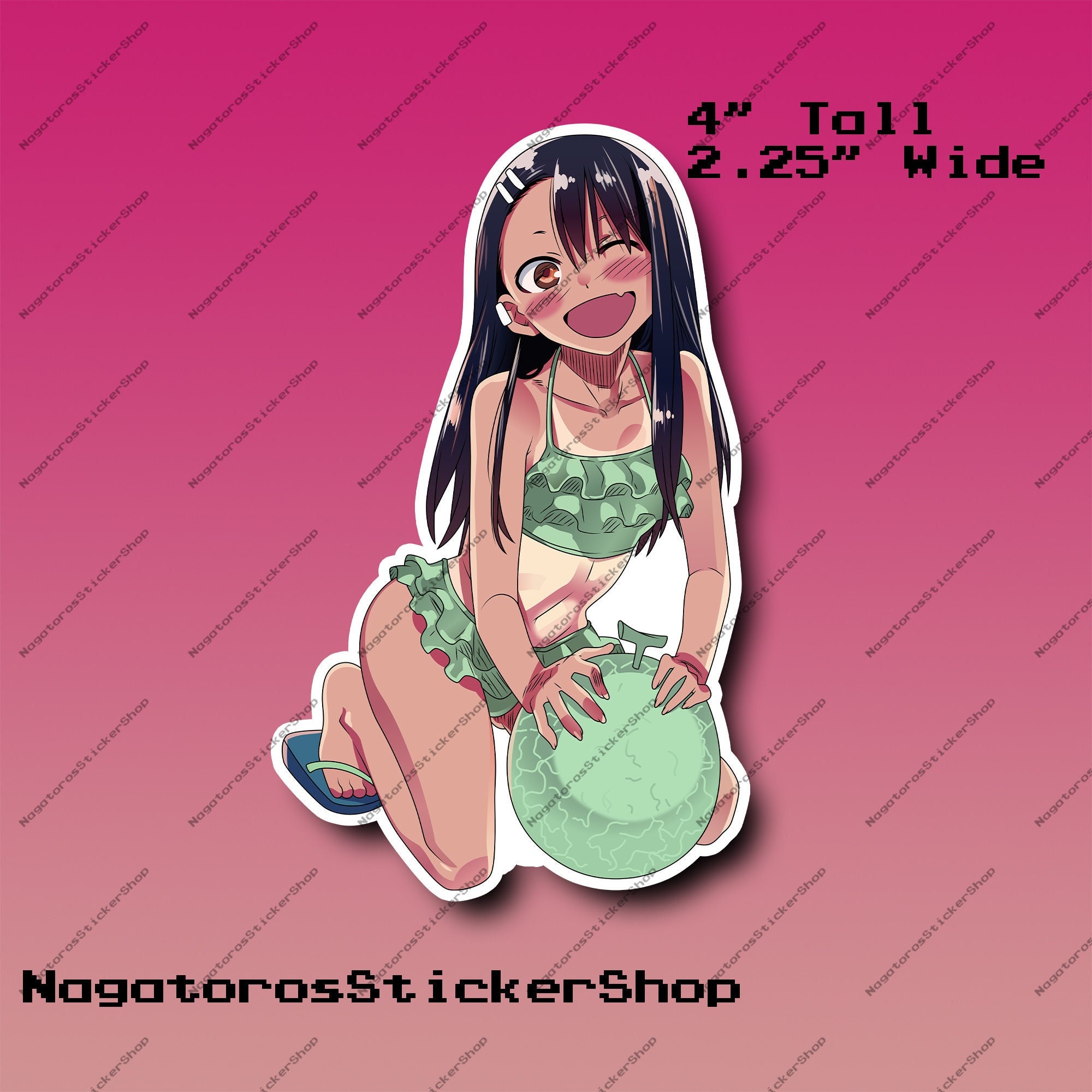 Don't Toy With Me Miss Nagatoro Anime Sticker Waifu Neko 