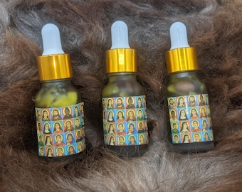 All Saints Oil: Handcrafted Hoodoo Petition Ritual Oil