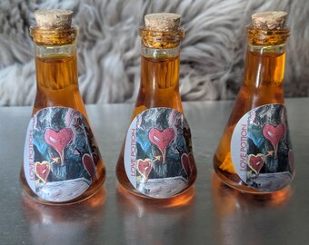 Love Potion: Organic Rose Quartz Infused, attraction oil, self-love oil