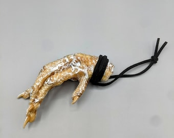 CHICKEN FOOT PROTECTION charm, talisman, amulet