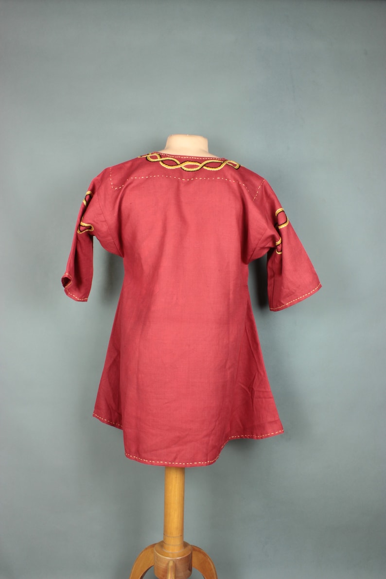 Small size S-M linen tunic with Thor/'s Hammer Seasonal Sale cosplay fantasy Viking reenactment 20/% Price Reduction!