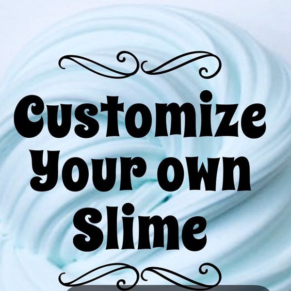 Custom Slime-Stress Relief Sensory Toy Best Slime party favor