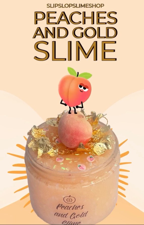 Peaches & Gold Slime by Anne James Lifestyle Photography Catch My Party