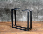 Steel Coffee Table Legs, Metal Bench Legs, DIY table legs, Industrial (Pair)