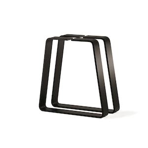 Trapezoid Heavy Duty Metal Coffee Table Legs, Steel Table Legs, Bench Legs, Set of 2