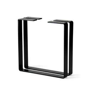 2 x Steel Coffee Table Legs, Metal Bench Legs, DIY table legs, Industrial image 1