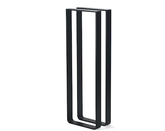 Gambe per console, piedini per console, set da 2, acciaio piatto