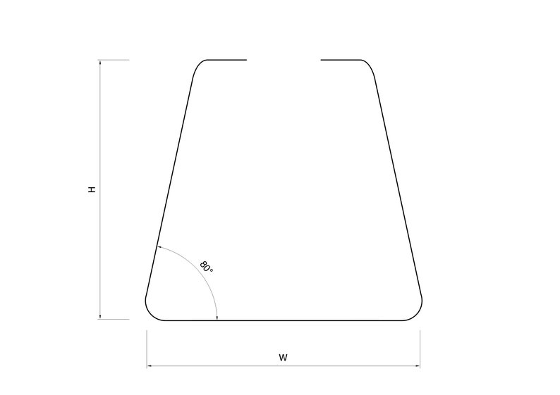 Patas de mesa de acero trapezoidal, patas de banco, mesa de centro DIY, estilo industrial, juego de 2 imagen 8