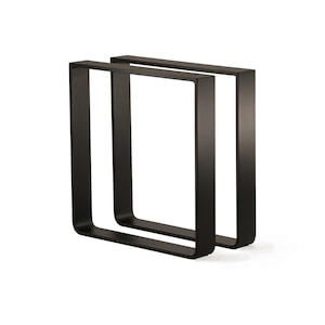 Metalowe nogi do stołu z grubej stali, nogi do ławki, stolik kawowy DIY, styl industrialny zestaw 2