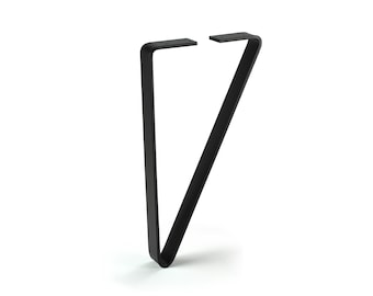 Flat Hairpin Legs,  Steel Coffee Table Legs, Metal Bench Legs, DIY table legs, Industrial