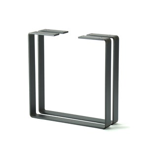 2 x Metall Couchtisch Gestell Perfekt für Couchtisch, Bänk Beine, Tischfüße, Sitzbank beine, Möbelfüße, Couchtisch U Form Bild 2